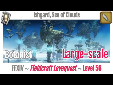 FFXIV Botanist Leves Level 56 Large-scale - Ishgard, Sea of Clouds - Heavensward