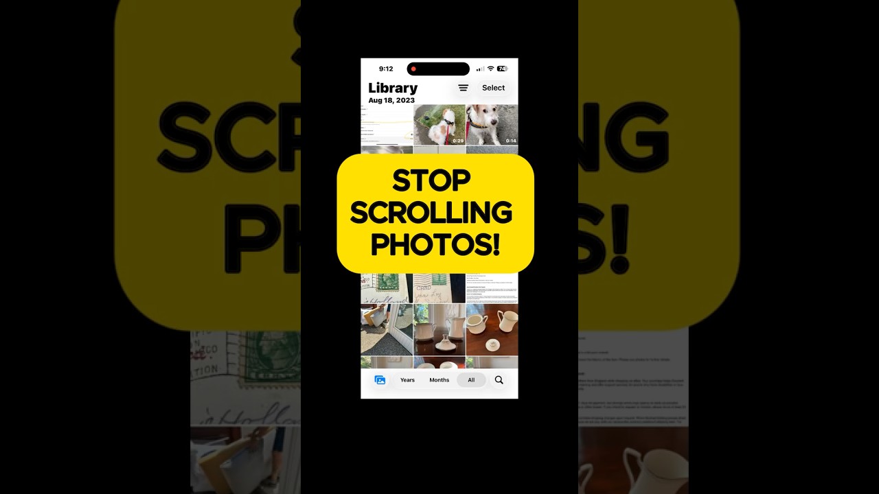 Find Any Photo INSTANTLY! (Stop The Scroll) 🔍📸 | Senior Tech Tutor Tip #134