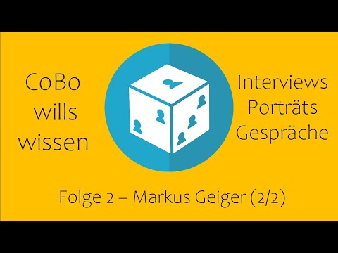 CoBo wills wissen - Folge 2: Markus Geiger - Teil 2/2 - Vorstellung des KS-Projekts Space Kraken