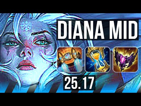 DIANA vs VEIGAR (MID) | KR Master | 25.17