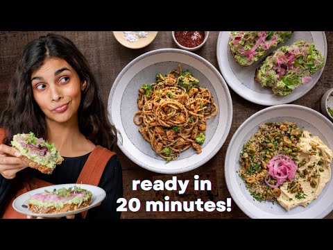 20-Minute High Protein Vegan Meals