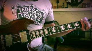 Allman Brothers Band slide solo cover • Worried Down with Blues