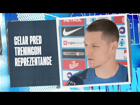 Žan Celar pred torkovim treningom