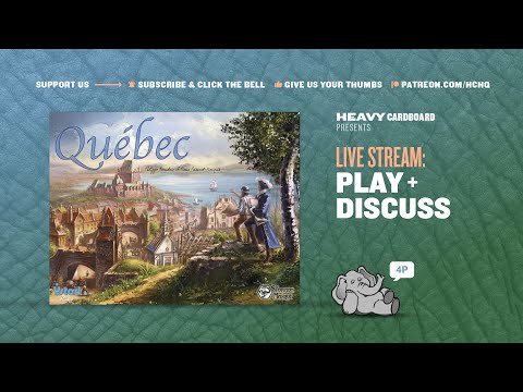 Quebec: 4p Play-through & Round table by Heavy Cardboard
