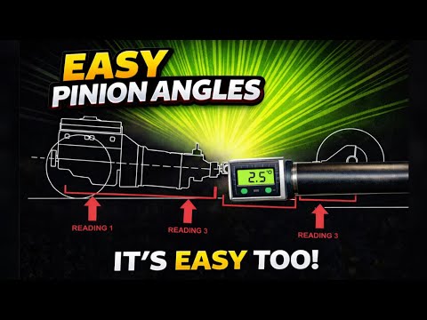 How to measure your pinion angle. Simple way to find out.