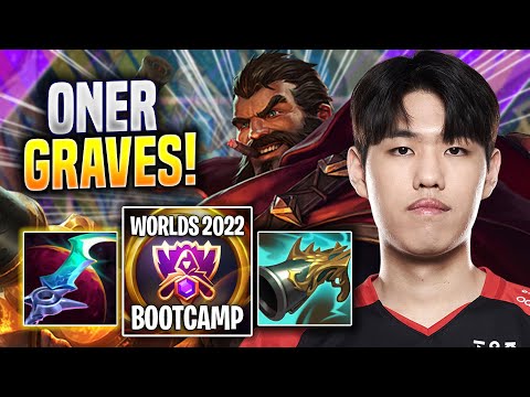ONER IS SUPER CLEAN WITH GRAVES! - T1 Oner Plays Graves JUNGLE vs Nunu! | Bootcamp 2022