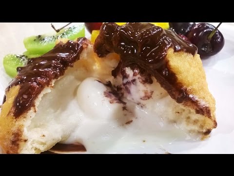 Helado frito japonés