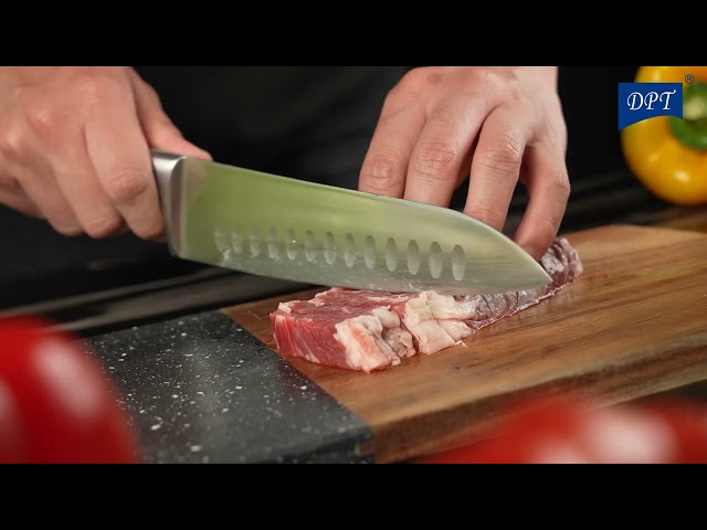 3-piece knife set with case - professional and easy cutting, safe and organized storage, easy cleaning, 2-year warranty