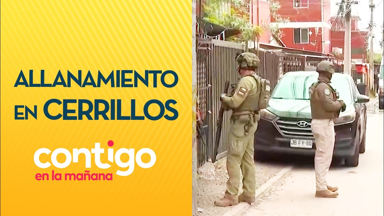 SE DETUVO A 7 PERSONAS: Allanamiento anti drogas en domicilios de Cerrillos - Contigo en la Mañana