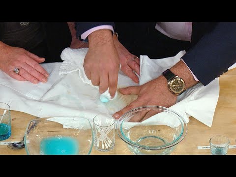 image-How to remove old pizza sauce stains from clothes?How to remove old pizza sauce stains from clothes?