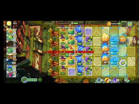 Temple of Bloom level 1-10 (Lost City Endless Zone) #pvz2
