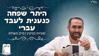 הרב יצחק דעי | היתר שפחה כנענית לעבד עברי | סוגיות בגיטין | פרק השולח (ישיבת אור עציון) - התמונה מוצגת ישירות מתוך אתר האינטרנט יוטיוב. זכויות היוצרים בתמונה שייכות ליוצרה. קישור קרדיט למקור התוכן נמצא בתוך דף הסרטון