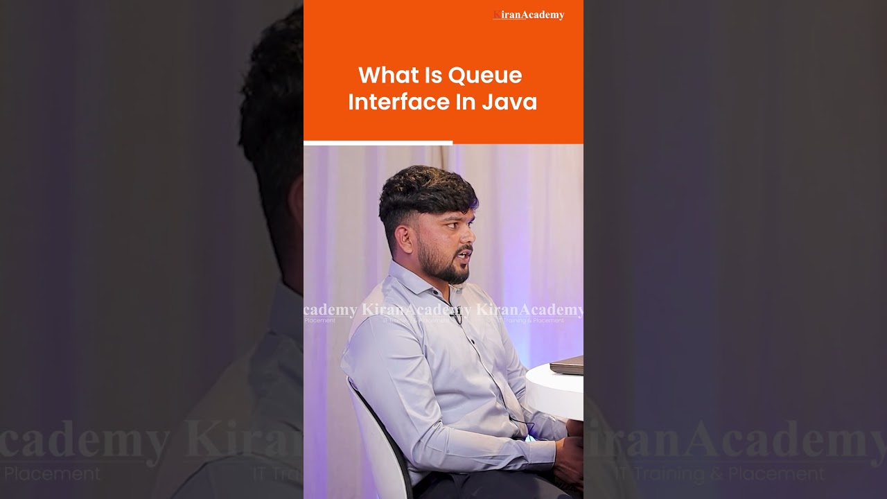 What Is Queue Interface In Java? | #thekiranacademy #shorts