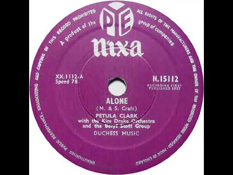 UK New Entry 1957 (160) Petula Clark - Alone