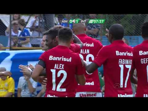 Gol Aylon - Aimoré 1x1 Inter - Gauchão 2016