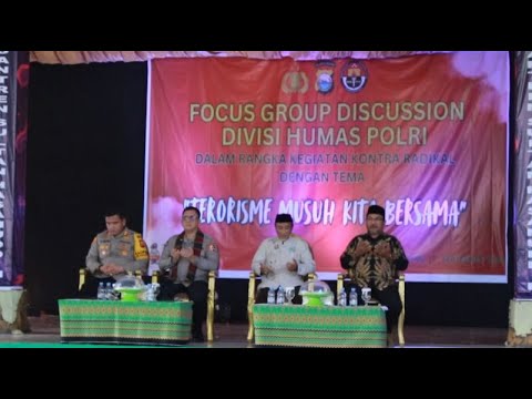 FGD KONTRA RADIKAL DIVHUMAS POLRI TANGKAL RADIKALISME DENGAN PESANTREN DI GOWA