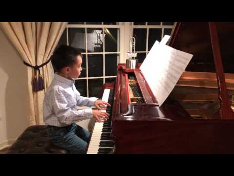Sonatina in F Major, composed by 8-year old Cary