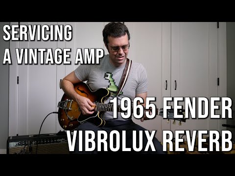 Should you service your vintage amp?  1965 Fender Vibrolux Reverb - before and after demo