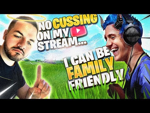 I RUIN COURAGE'S FAMILY FRIENDLY STREAM!? (Fortnite: Battle Royale)
