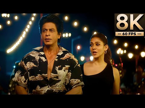 8K Remastered - Chaleya | Shahrukh Khan, Nayanthara | Jawan