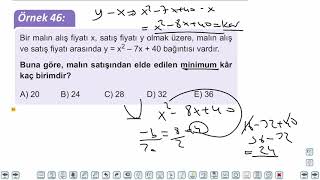 Eğitim Vadisi AYT Matematik 2.Föy Fonksiyonlarda Uygulamalar 2 Konu Anlatım Videoları
