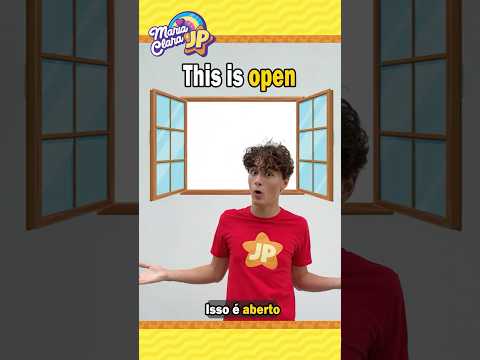 Vamos explorar alguns opostos com Maria Clara e JP em inglês!