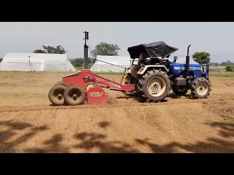 Laser guided land leveller demonstration at KVK, Mayurbhanj II, jashipur