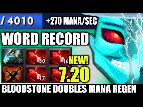 NEW WORLD RECORD +270Mana/s WTF EBOLA 7.20 4x BloodStone Craziest META Epic Pro Storm Spirit Dota 2