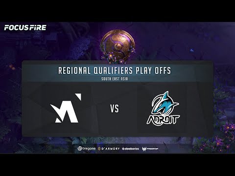 Team Amplfy vs Team Adroit - Game 3 (BO3) | The International 2019 Southeast Asia Play-offs