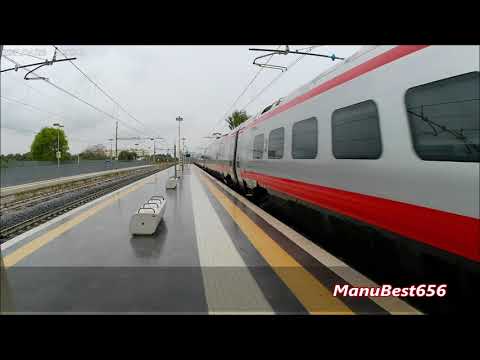 22/04/21: TRENI IN TRANSITO IN UNA PIOVOSA MATTINATA: DOPPIA GTS (191+483), INVIO FALCO e MINUETTO