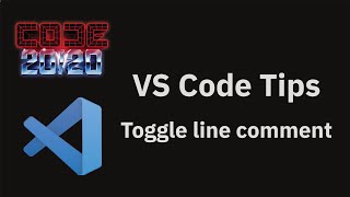 VS Code tips — Toggle line comment