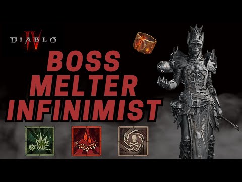 Diablo 4 Season 2 - Boss Melter Infinimist Necromancer Nightmare Dungeon T100