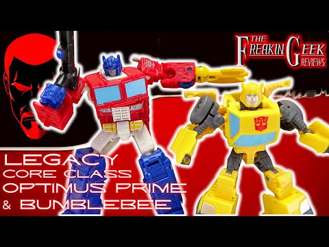 Legacy Core OPTIMUS PRIME & BUMBLEBEE: EmGo's Transformers Reviews N' Stuff