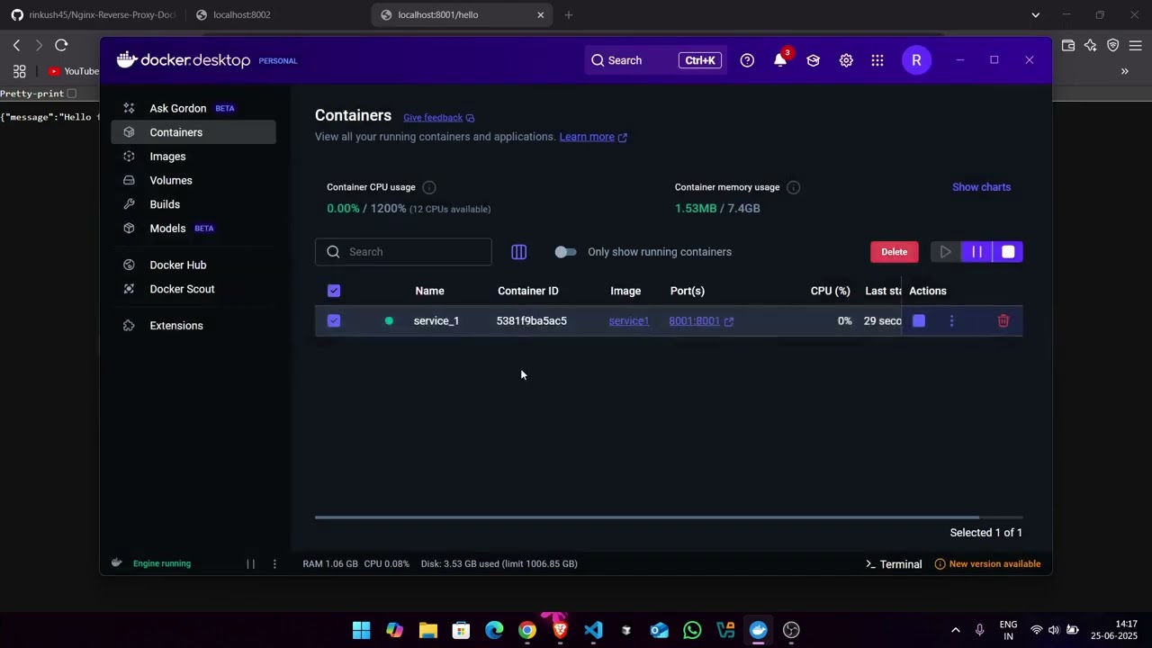 Nginx-Reverse-Proxy-Docker