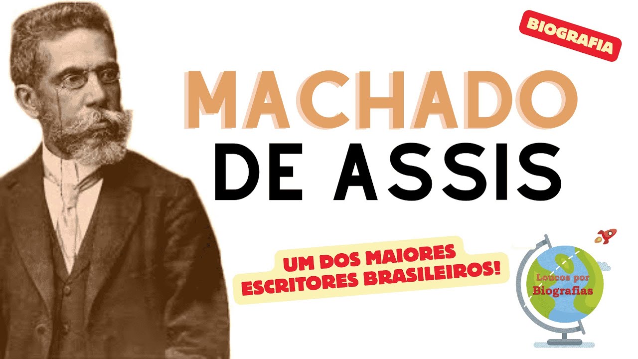 Biografia: MACHADO DE ASSIS - Um dos Grandes Escritores da História da Literatura Brasileira!!