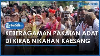 Keberagaman Pakaian Adat saat Kirab Ngunduh Mantu di Pernikahan Kaesang-Erina