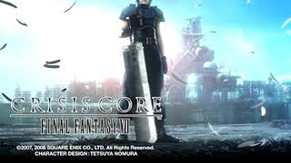 Final Fantasy VII Crisis Core title screen extende
