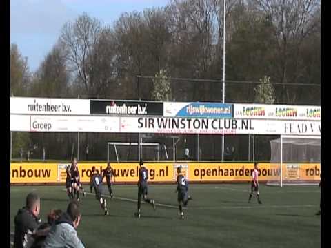 Haaglandia D1 wint van Feijenoord D2 3-2   9 april 2011