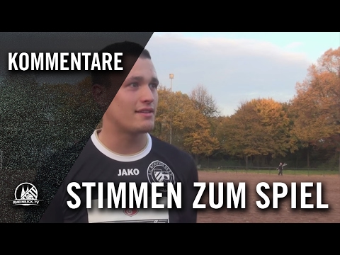 Kevin Schmitz (SC Borussia 05 Köln-Kalk) und Christian Baum (Co-Trainer SV Westhoven-Ensen II)