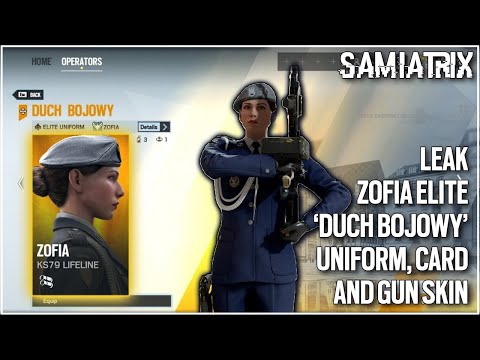 *NEW* ZOFIA AND DOKKAEBI ELITE SKIN LEAKED! MVP ANIMATION - Rainbow Six Siege