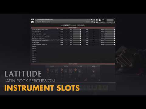 Video for Latitude Latin Rock Percussion - Instrument Slots