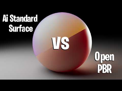 Maya 2026 Open PBR vs Arnold Materials