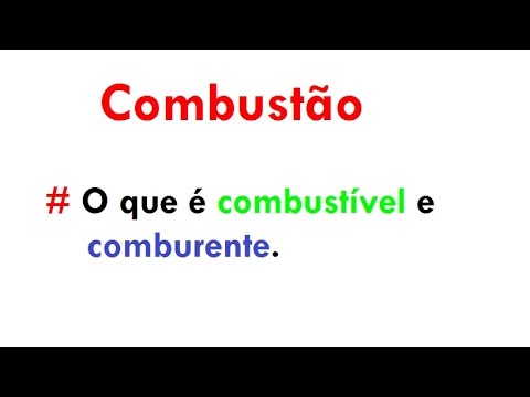 CHEMISTRY - what is combustion, oxidizer and fuel? (lesson 01)