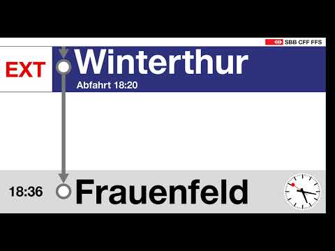 SBB/ZVV Ansagen, EXT (Winterthur-Frauenfeld) | Openair Frauenfeld