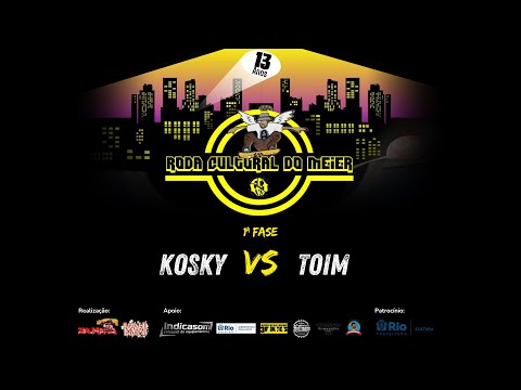 🎤⚔️ Batalha de MC’s | KOSKY x TOIM | 1ª Fase (BATALHA COMPLETA) | Roda Cultural do Méier 🔥