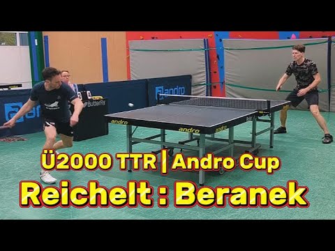 BRUTALE VORHAND gegen ANTISPIN | Ü2000TTR Andro Cup - P.Beranek : C.Reichelt