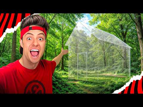 CONSTRUÍ UMA CASA INVISÍVEL PARA FUGIR DE MILITARES TREINADOS!