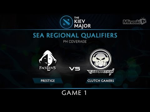 Faceless vs Execration | Kiev Major Regional Qualifier | Group Stage | Best of 1 | Game 1
