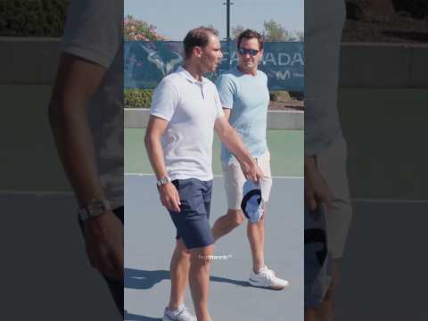 Nadal & Federer at the Rafa Nadal Academy: A Day of Legends! #fedaltennis #tennis #FriendshipGoals