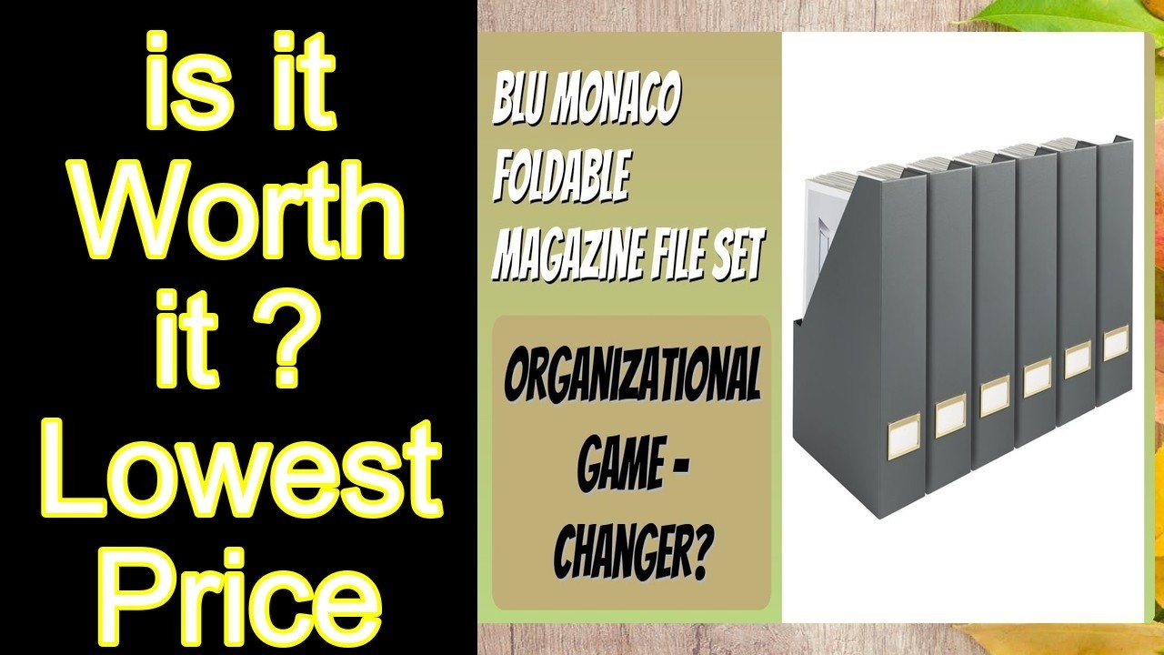 REVIEW BLU MONACO Foldable Magazine File Set Features - Important Information